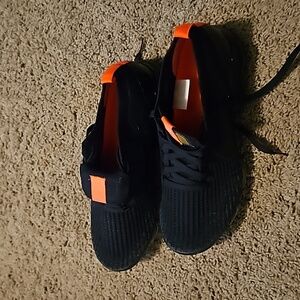 Nike Vapormax cleats orange and black. Worn once. Size 8.5